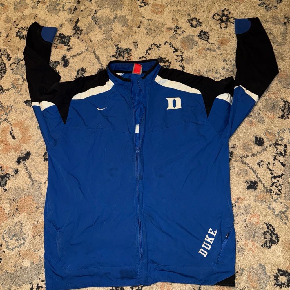 Nike Blue and Black Windbreaker Jacket Preowned in excellent condition